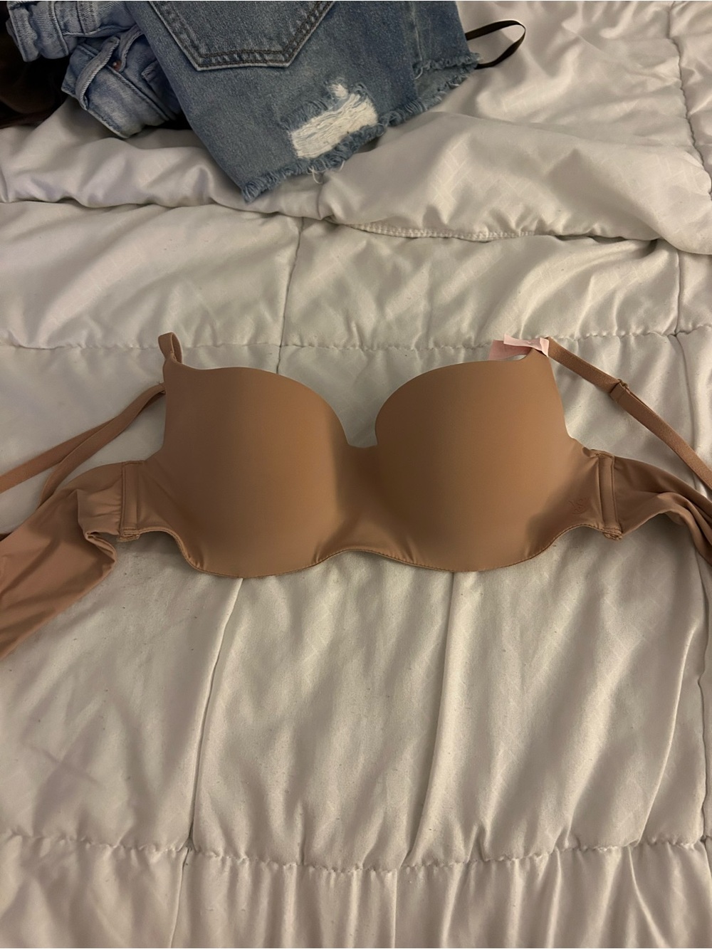 Victoria's Secret Balconette Bra - Nude/Tan